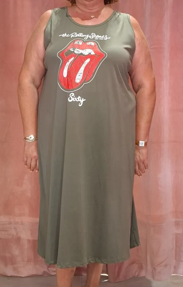 vestido rolling stones curvy